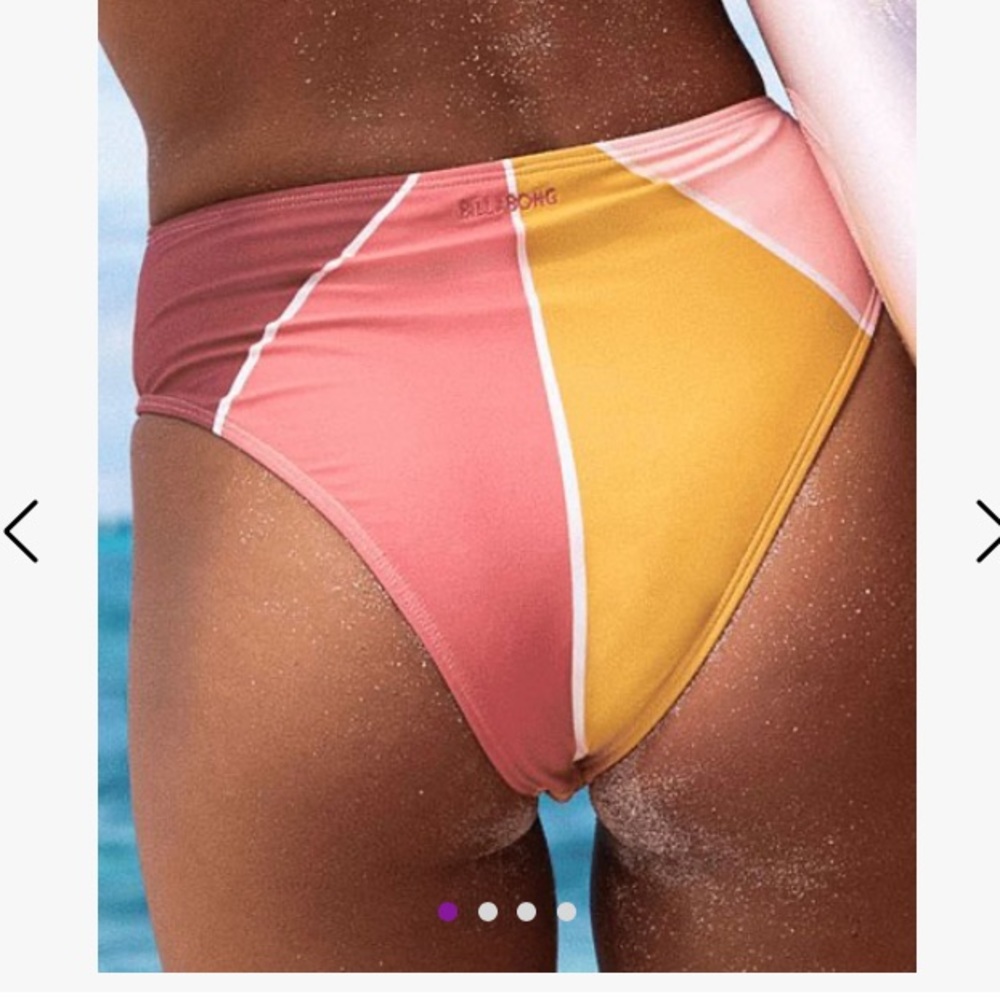 BILLABONG HIGH RISE sunset bikini bottom sz L